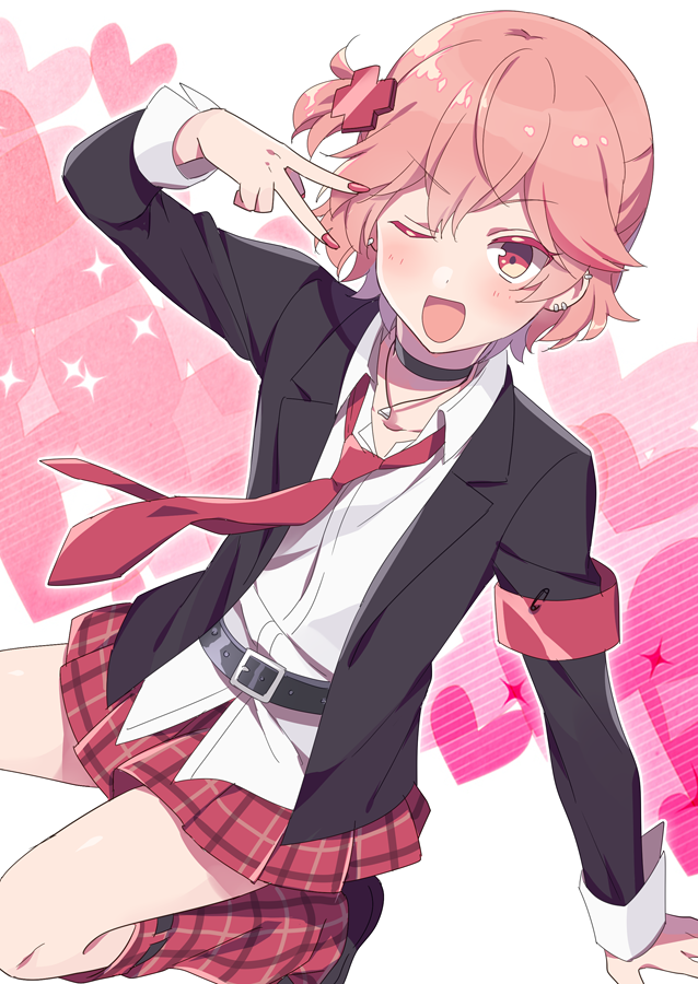 hinamori amu and hinata mahiru (shugo chara! and 1 more) drawn by riku_(melty_drop)