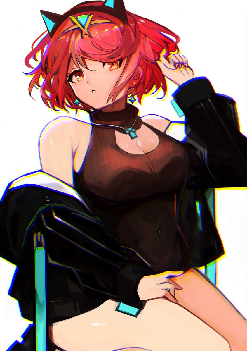 pyra (xenoblade chronicles and 1 more) drawn by tarbo_(exxxpiation)