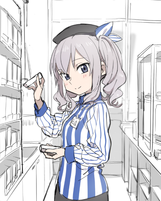 kashima (kantai collection and 1 more) drawn by kinosuke_(sositeimanoga)