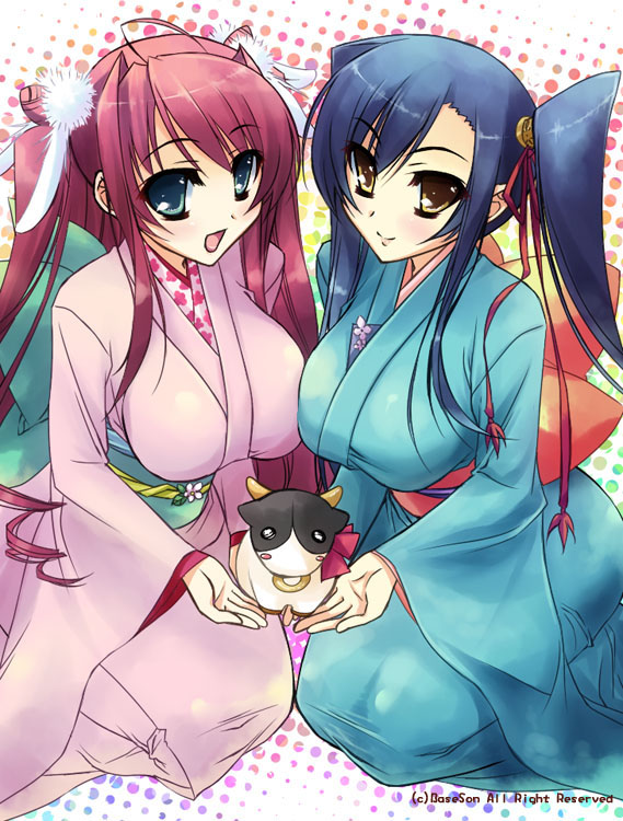 kan'u and ryuubi (koihime musou) drawn by katagiri_hinata