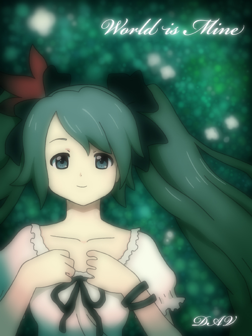 hatsune miku (vocaloid and 2 more) drawn by dav-19
