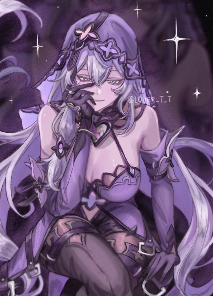 black swan (honkai and 1 more) drawn by l0ver_t_t