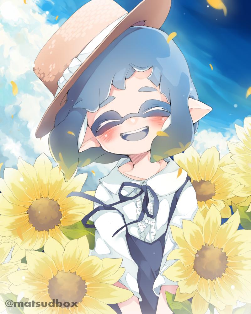inkling player character and inkling girl (splatoon) drawn by matsushita_(matsudbox)