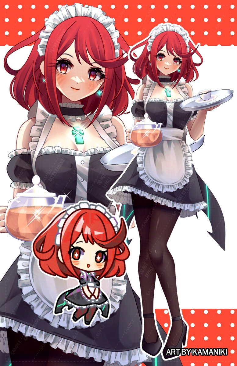 pyra (xenoblade chronicles and 1 more) drawn by kamaniki