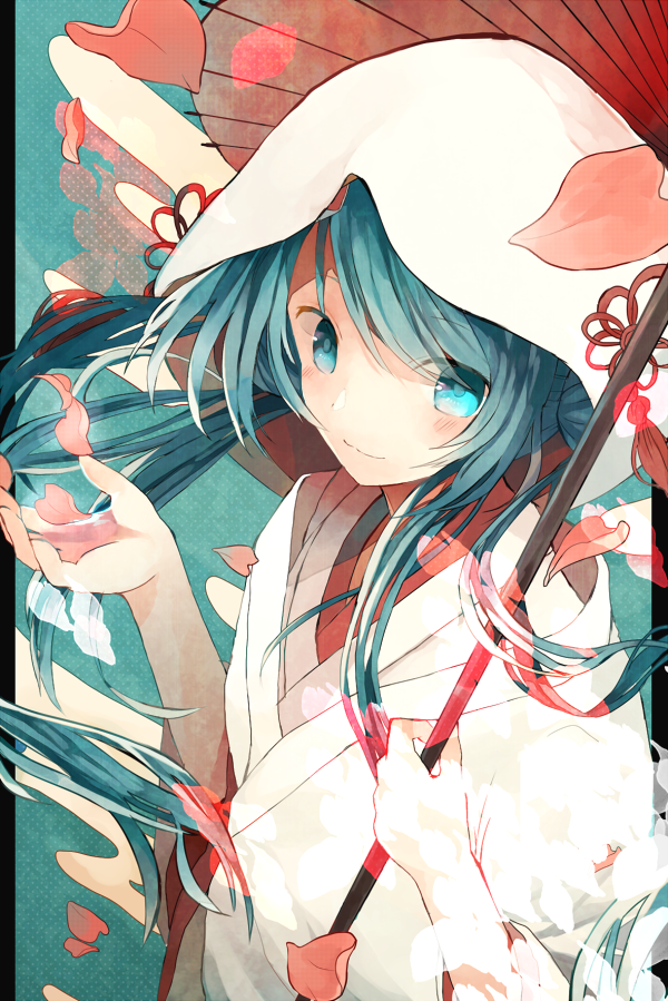 hatsune miku and yuki miku (vocaloid) drawn by shugao