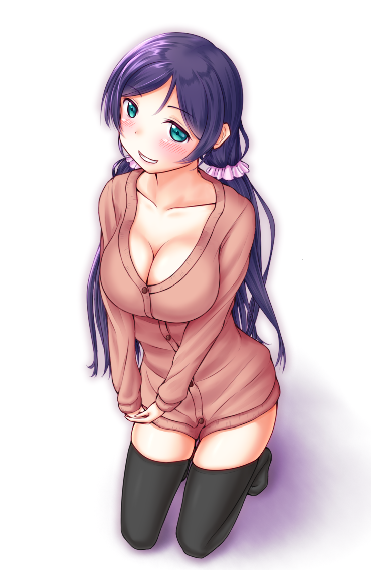 tojo nozomi (love live! and 1 more) drawn by totsumotsu