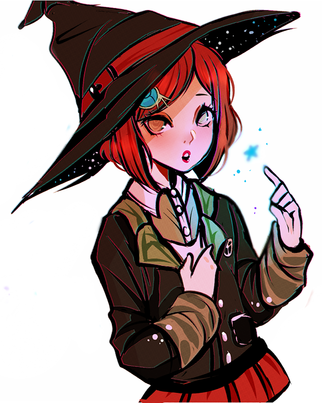 yumeno himiko (danganronpa and 1 more) drawn by lemolunes