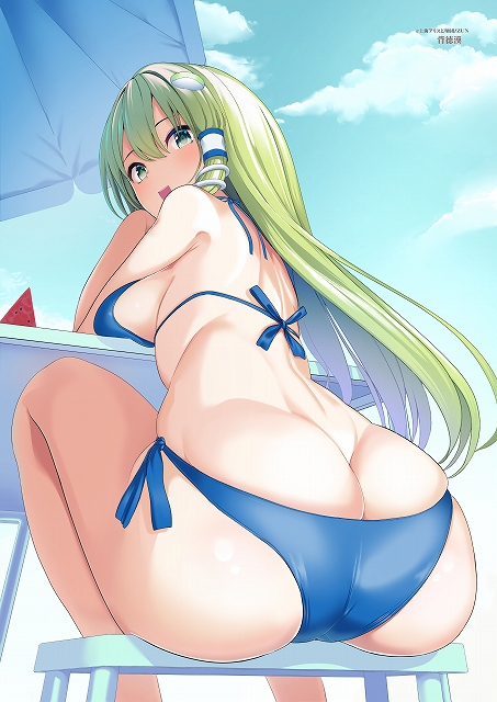 kochiya sanae (touhou and 1 more) drawn by amisu