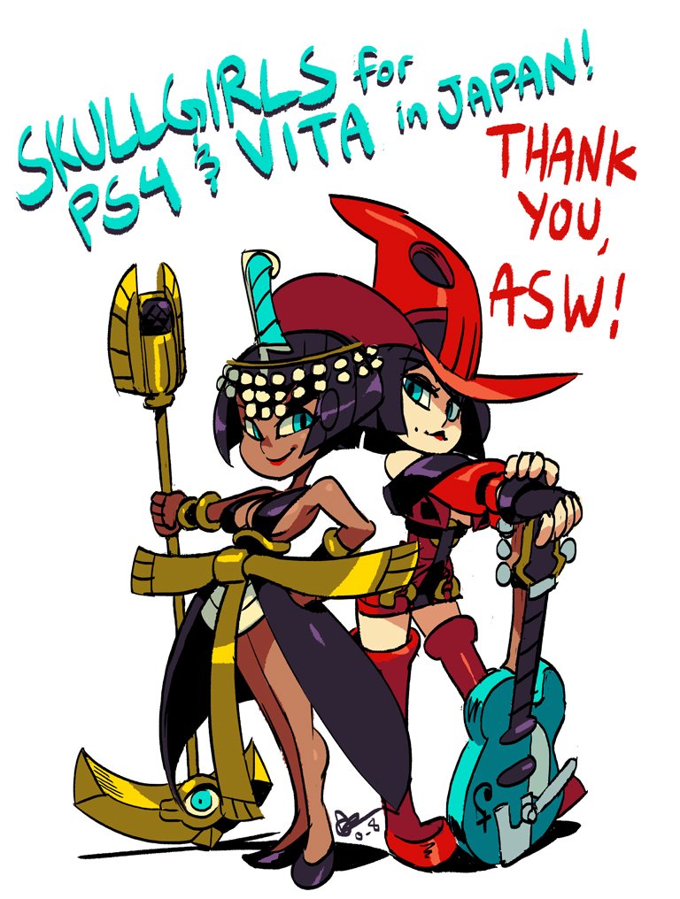 i-no and eliza (guilty gear and 2 more) drawn by alex_ahad