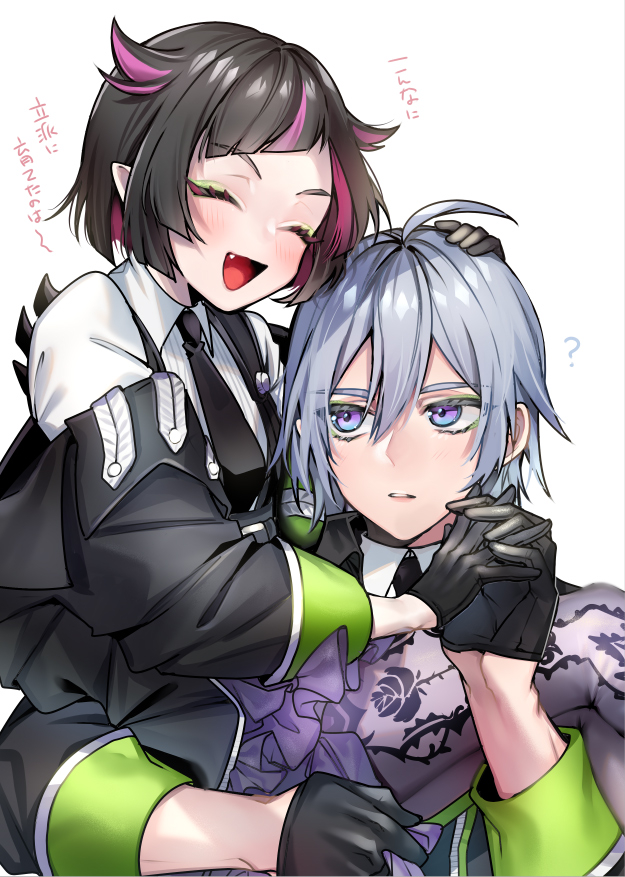lilia vanrouge and silver vanrouge (twisted wonderland) drawn by tobidayooon