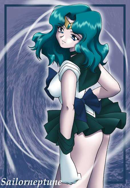 kaiou michiru and sailor neptune (bishoujo senshi sailor moon) drawn by senbata-roh