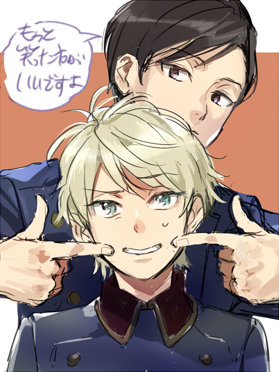 slaine troyard and harklight (aldnoah.zero) drawn by logi_bunbukucha