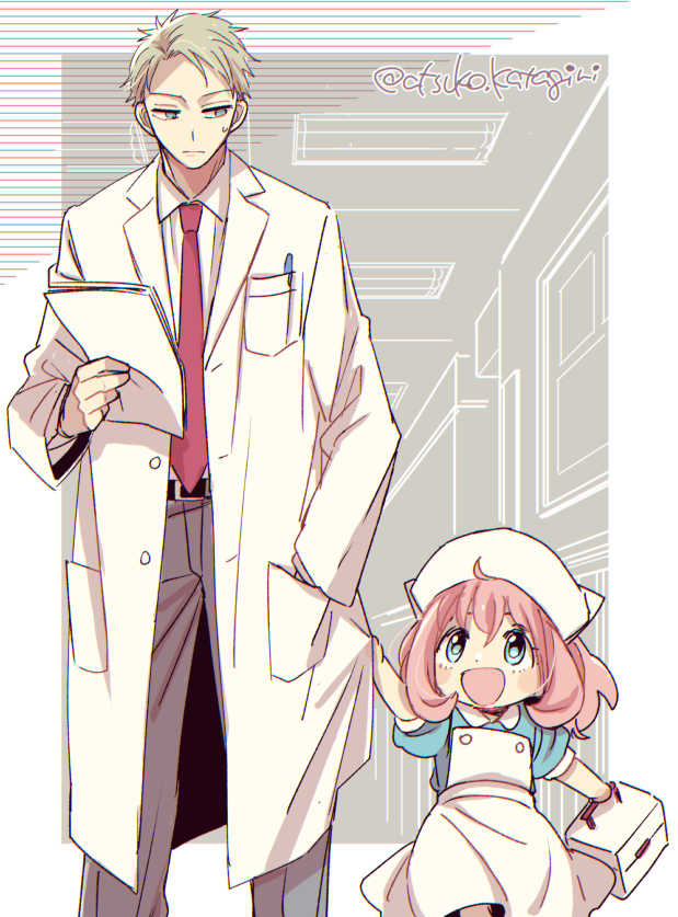 anya and twilight (spy x family) drawn by katagiri_atsuko