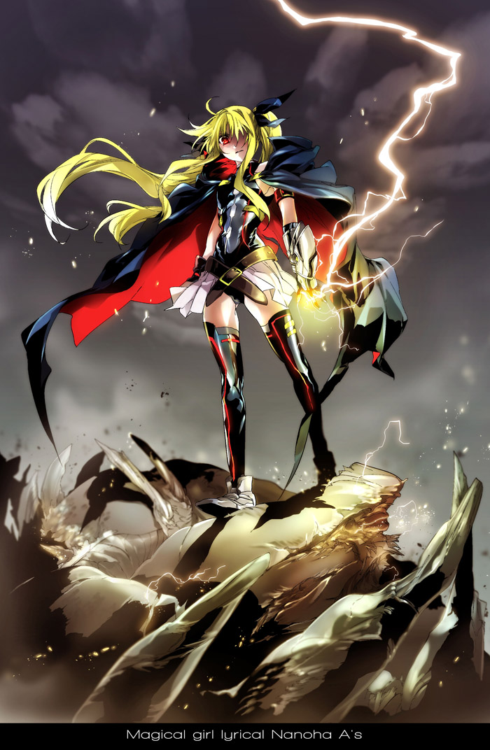 fate testarossa (lyrical nanoha and 3 more) drawn by hattori_masahiko