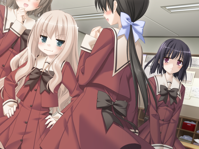 kawamura reo and sawaguchi mai (sono hanabira ni kuchizuke wo and 1 more) drawn by kani_biimu