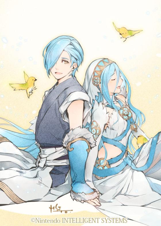 azura and shigure (fire emblem and 2 more) drawn by itou_misei