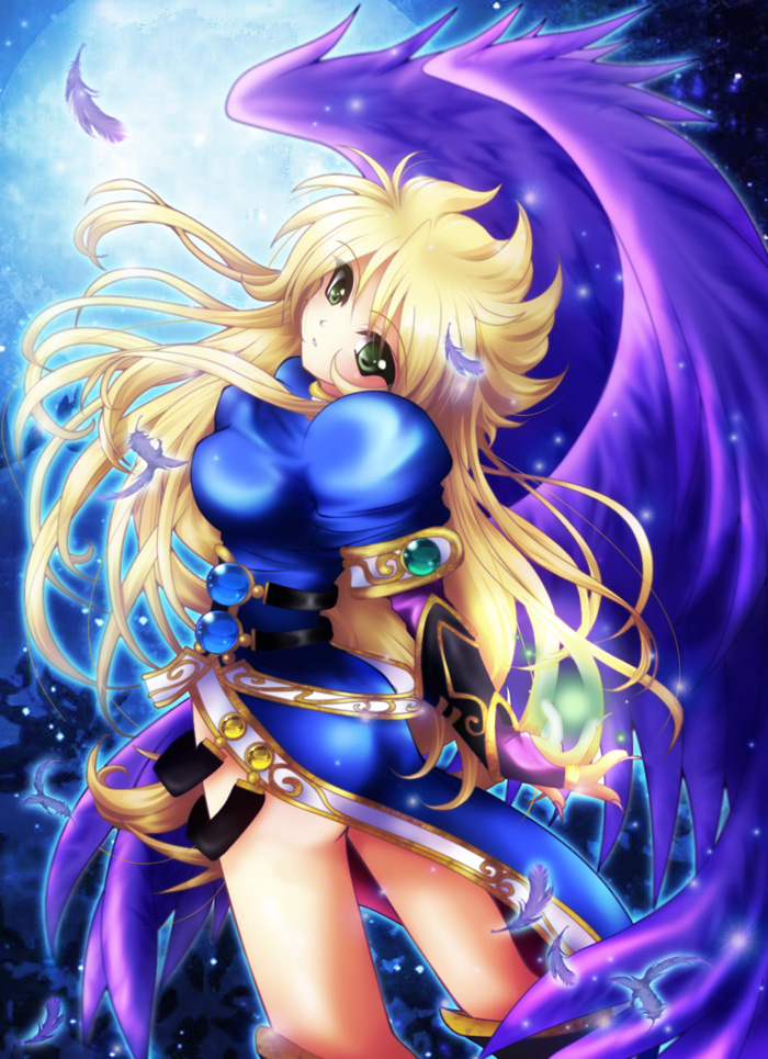nina (breath of fire and 1 more) drawn by shindou_hayato