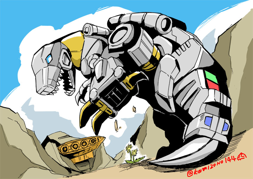 grimlock (transformers and 1 more) drawn by kamizono_(spookyhouse)