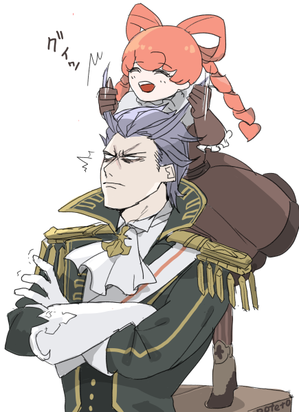 barok van zieks and iris wilson (ace attorney and 1 more) drawn by tamami
