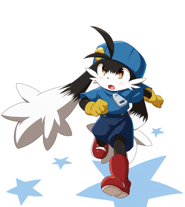 pac-man and klonoa (kaze no klonoa) drawn by aka_muffler_yamato