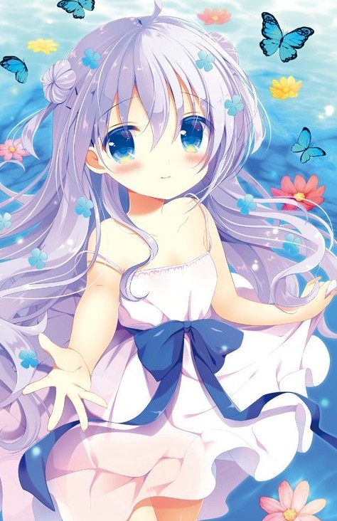 kafuu chino (gochuumon wa usagi desu ka?) drawn by aono_ribbon