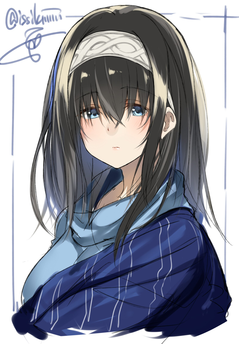 sagisawa fumika (idolmaster and 1 more) drawn by isshiki_(ffmania7)