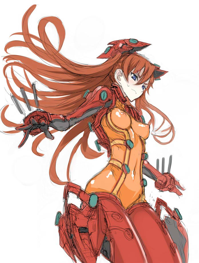 souryuu asuka langley (neon genesis evangelion and 2 more) drawn by honjou_raita