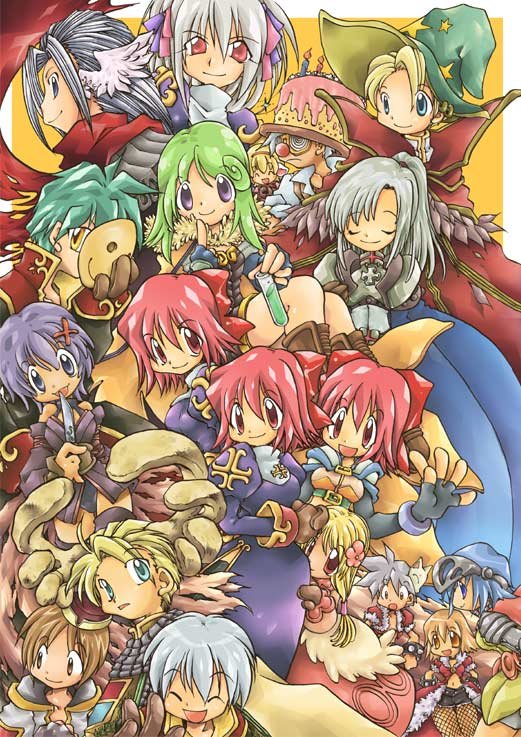 priest, high wizard, assassin cross, alchemist, hunter, and 7 more (ragnarok online) drawn by hasenyo