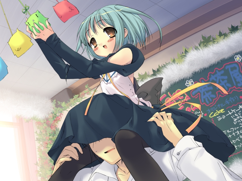 anzu and murakami hisato (peace@pieces) drawn by ito_noizi