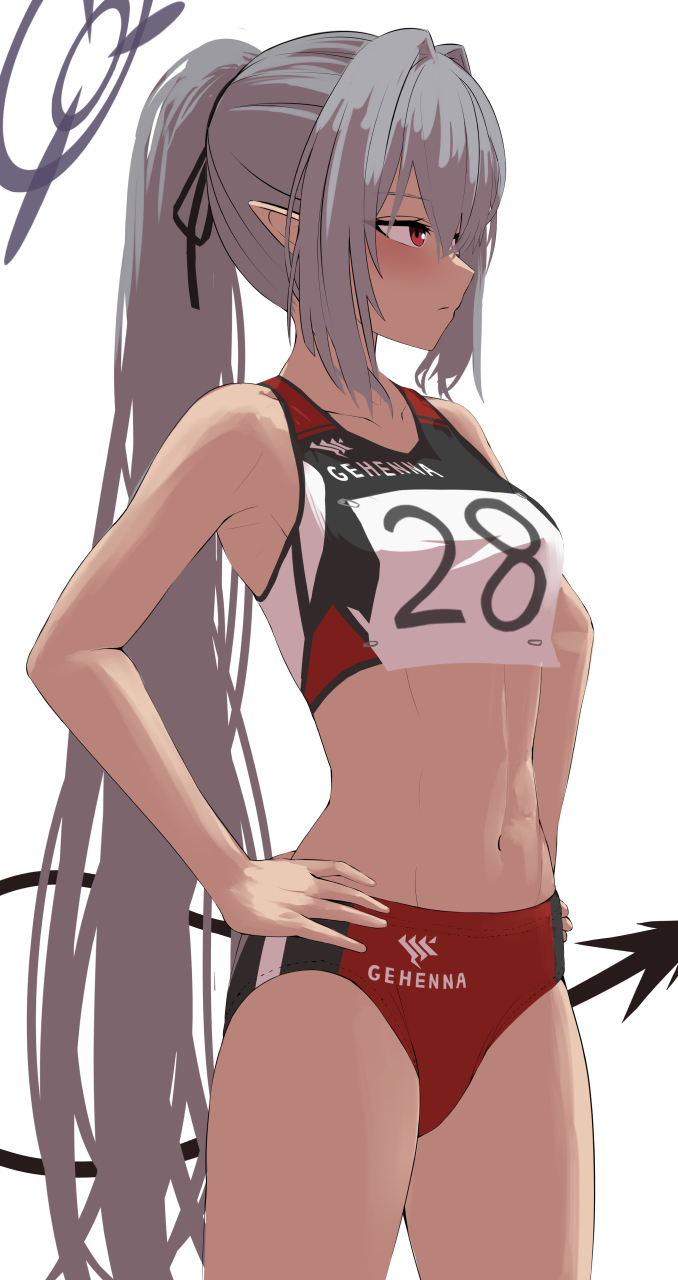 iori (blue archive) drawn by silver_bullet_(ecc12_8)