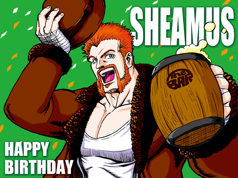 sheamus (real life and 1 more) drawn by hozun1985