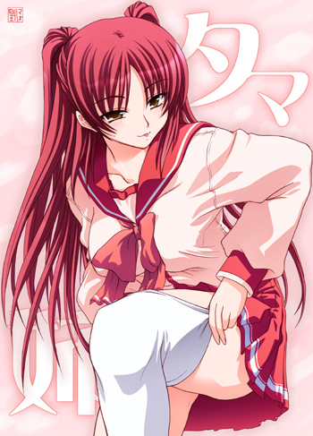 kousaka tamaki (to heart and 1 more) drawn by anonymous_(japanese)
