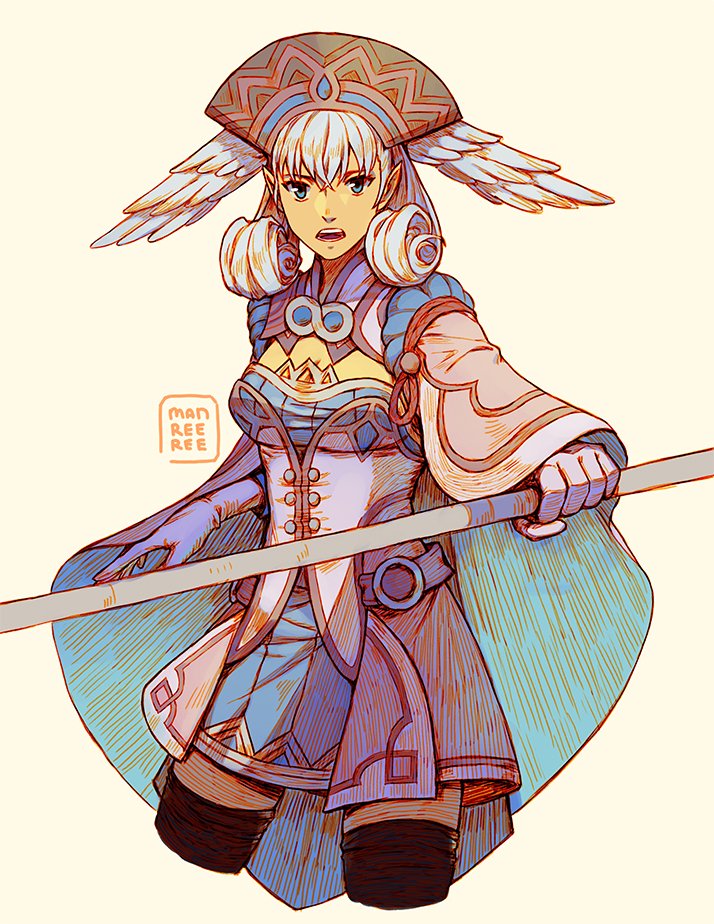 melia antiqua (xenoblade chronicles and 1 more) drawn by manreeree