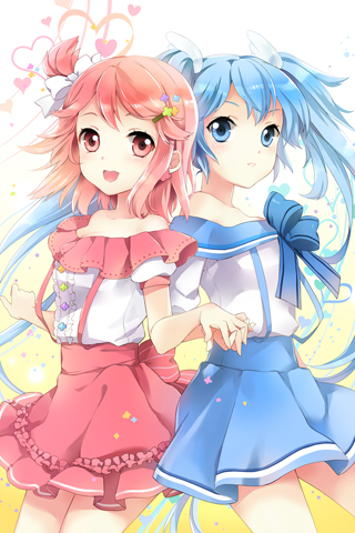 freesia and flora (sword girls) drawn by mca_(dessert_candy)