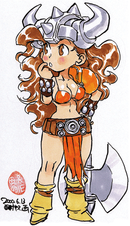 meg-meg the warrior (gaia master) drawn by nishimura_kinu
