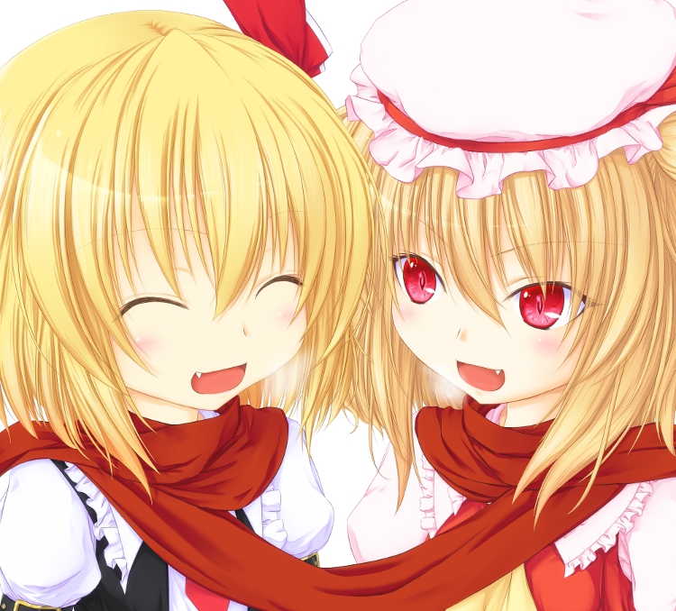 flandre scarlet and rumia (touhou) drawn by reg_(artist)