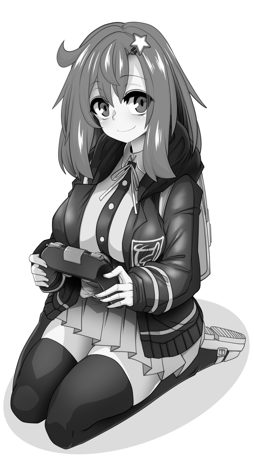 nanami chiaki (danganronpa and 1 more) drawn by lazy_ant
