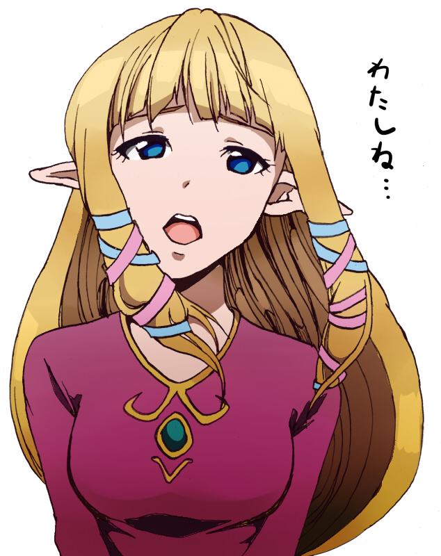 princess zelda (the legend of zelda and 1 more) drawn by haniwa_(hnw)
