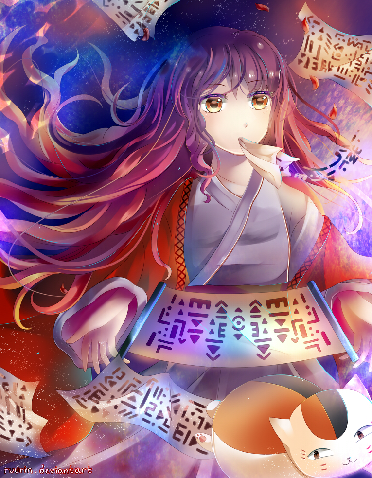 hijiri byakuren and nyanko-sensei (touhou and 1 more) drawn by ruurin-chan
