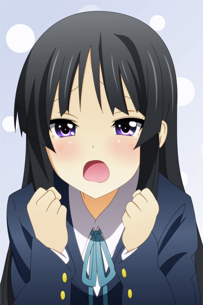 akiyama mio (k-on!) drawn by fumitani_yasunori and spiceg