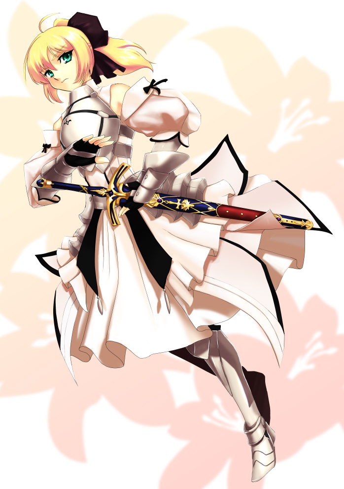 artoria pendragon and saber lily (fate and 1 more) drawn by ashuran