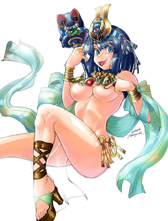 menace, ancient princess menace, and setra (queen's blade) drawn by nekoguchi