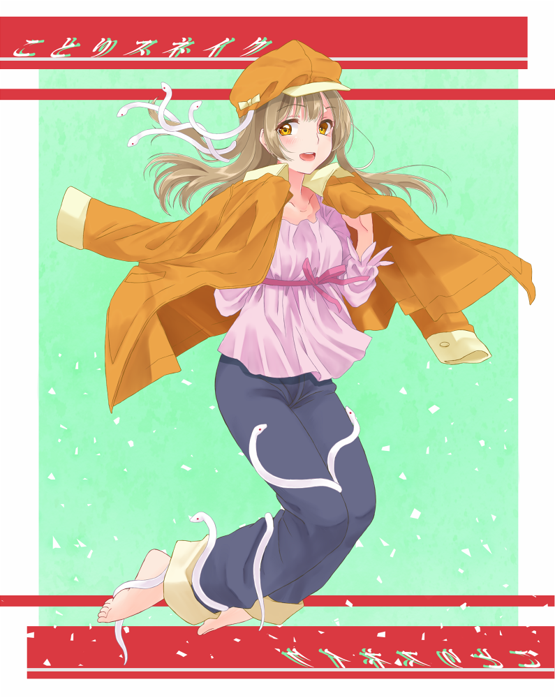 minami kotori and sengoku nadeko (love live! and 3 more) drawn by satsuma_age