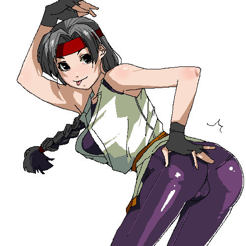 yuri sakazaki (the king of fighters and 1 more) drawn by chiisan
