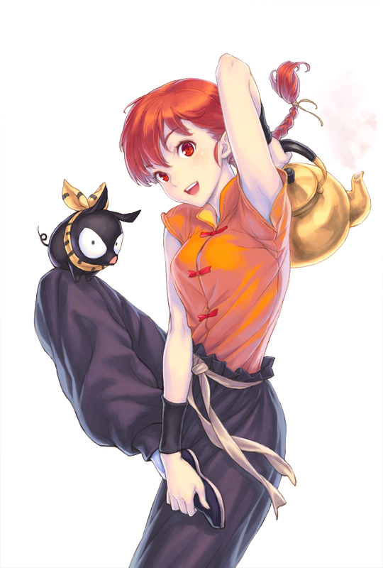 ranma-chan and p-chan (ranma 1/2) drawn by hisakata_souji