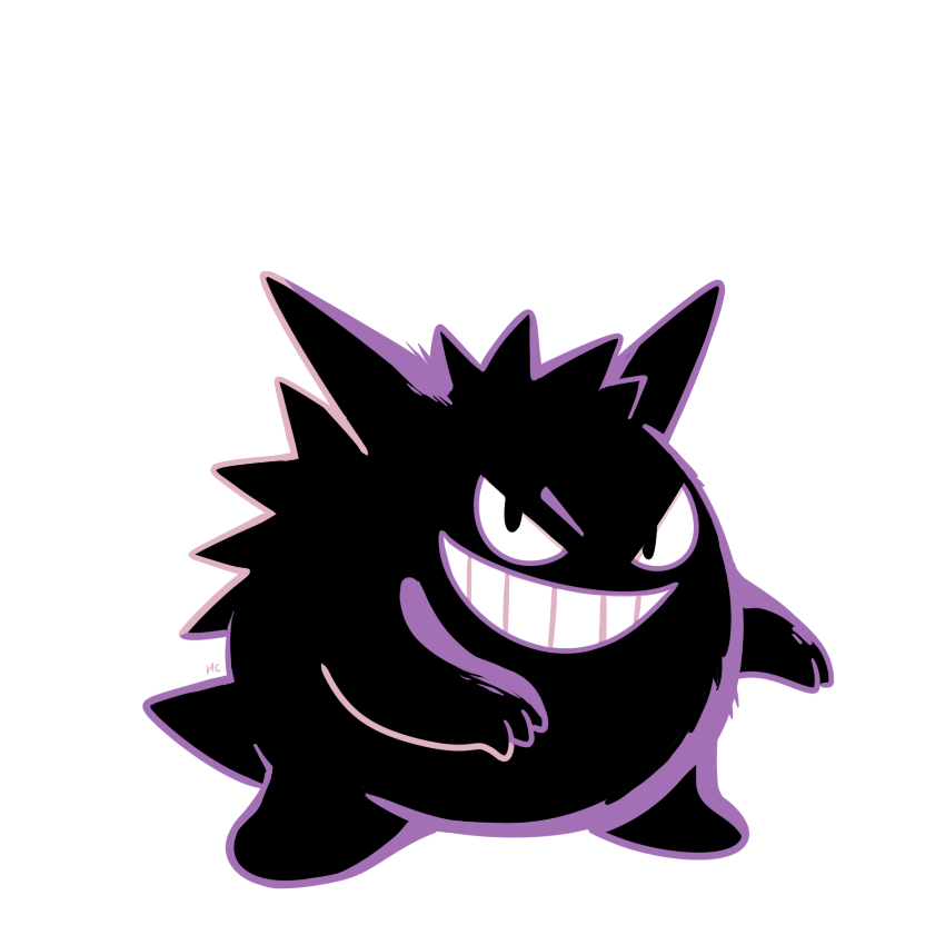 gengar (pokemon and 1 more) drawn by rumwik