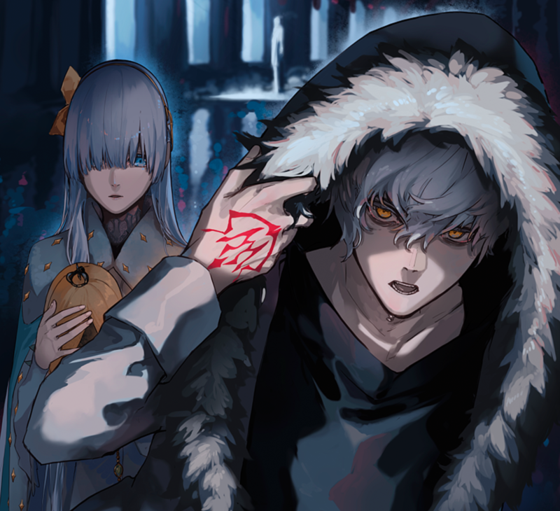 anastasia, viy, and kadoc zemlupus (fate and 1 more) drawn by la-na