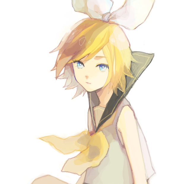 kagamine rin (vocaloid and 1 more) drawn by watacco
