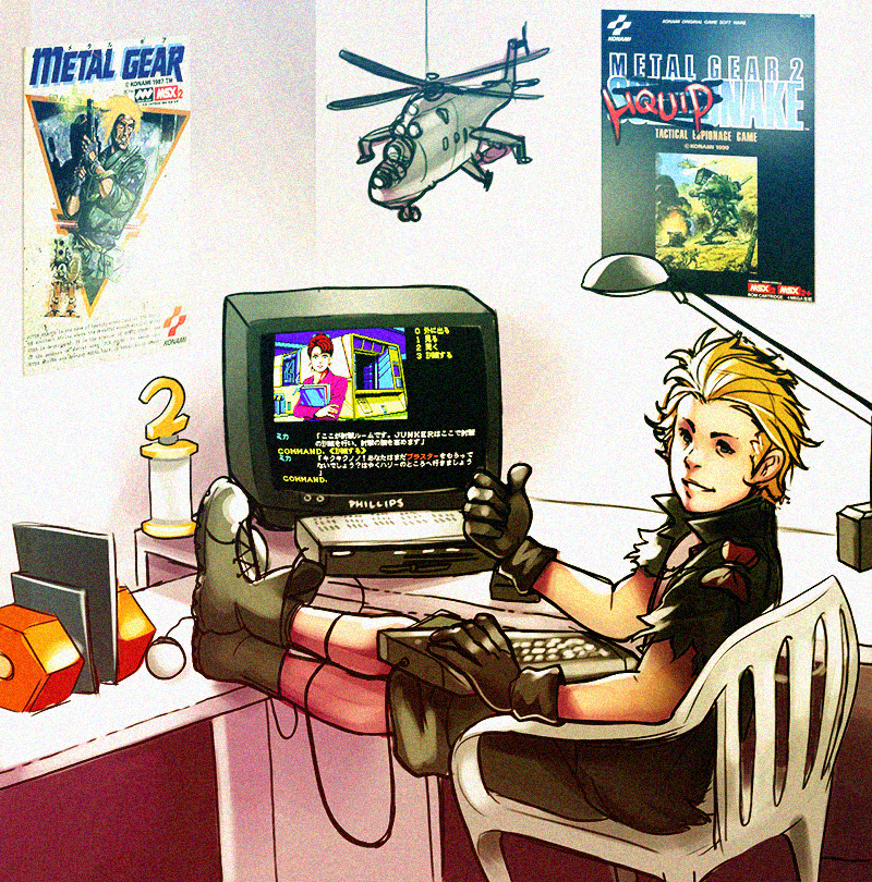 solid snake, liquid snake, eli, christian bale, tx-55 metal gear, and 2 more (real life and 5 more) drawn by voodoothur