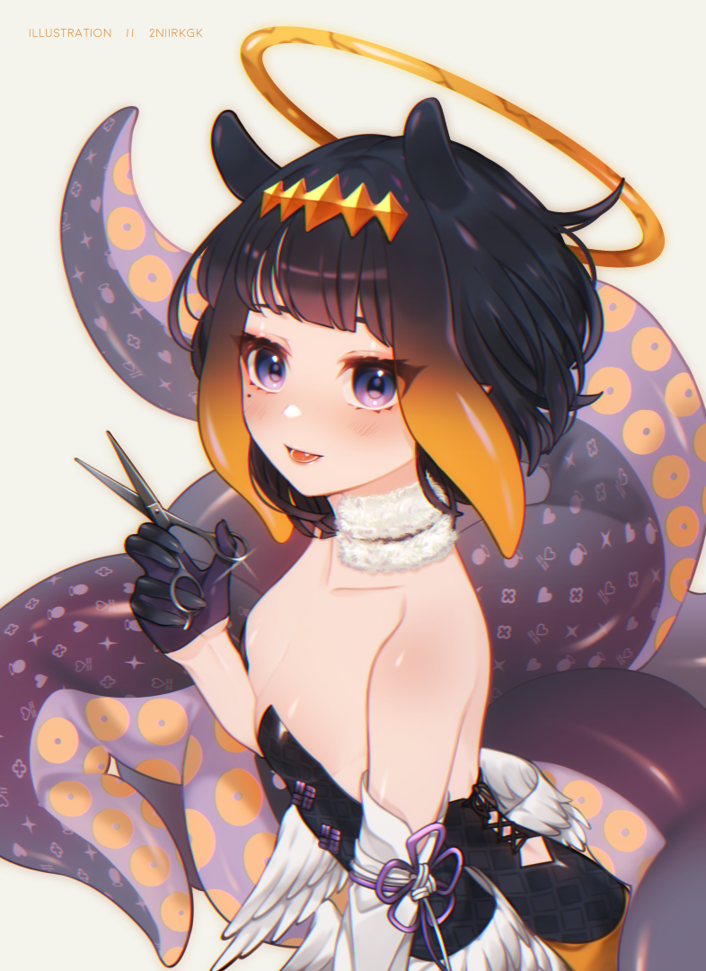 ninomae ina'nis (hololive and 1 more) drawn by 2nii